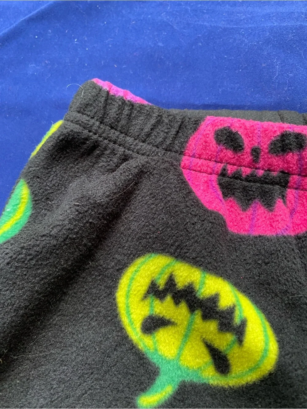 New Halloween Hyde & Eek! Black Fleece Pumpkin 18M Pajama Pants